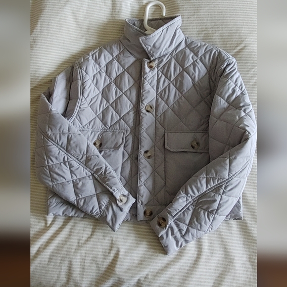 C'est Moi cropped quilted jacket. - Picture 4 of 10